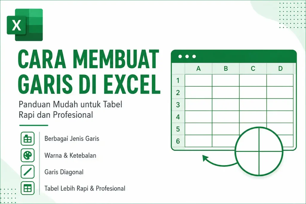 Cara Membuat Garis di Excel