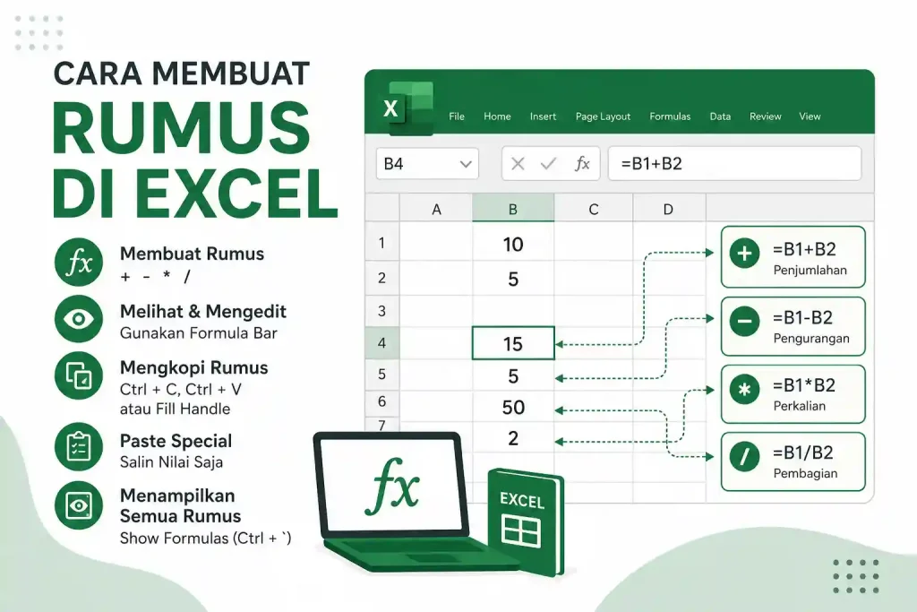Cara Membuat Rumus Sederhana di Excel