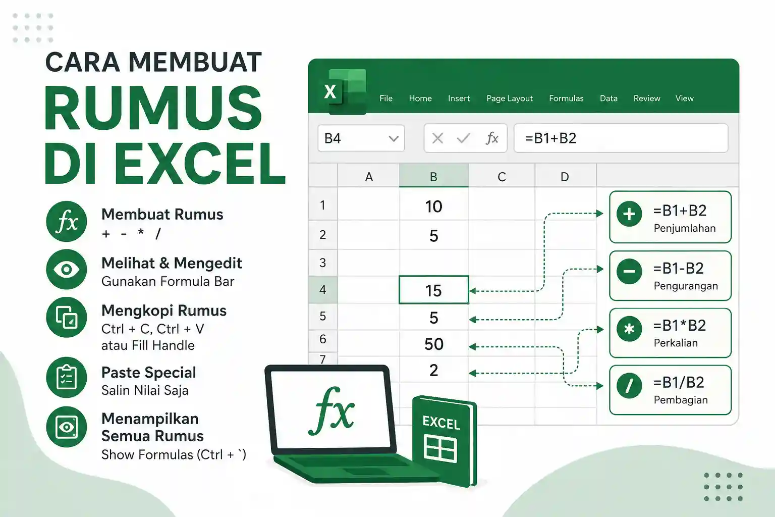 Cara Membuat Rumus Sederhana di Excel