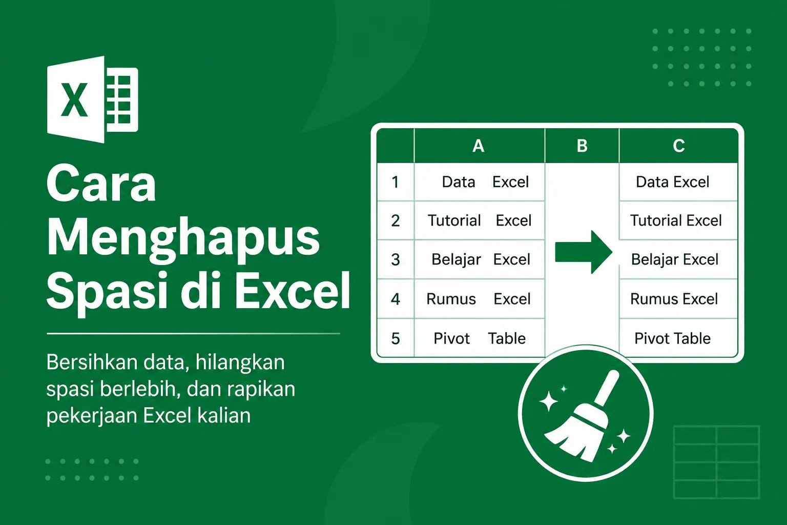 Cara Menghapus Spasi di Excel dengan Mudah dan Cepat