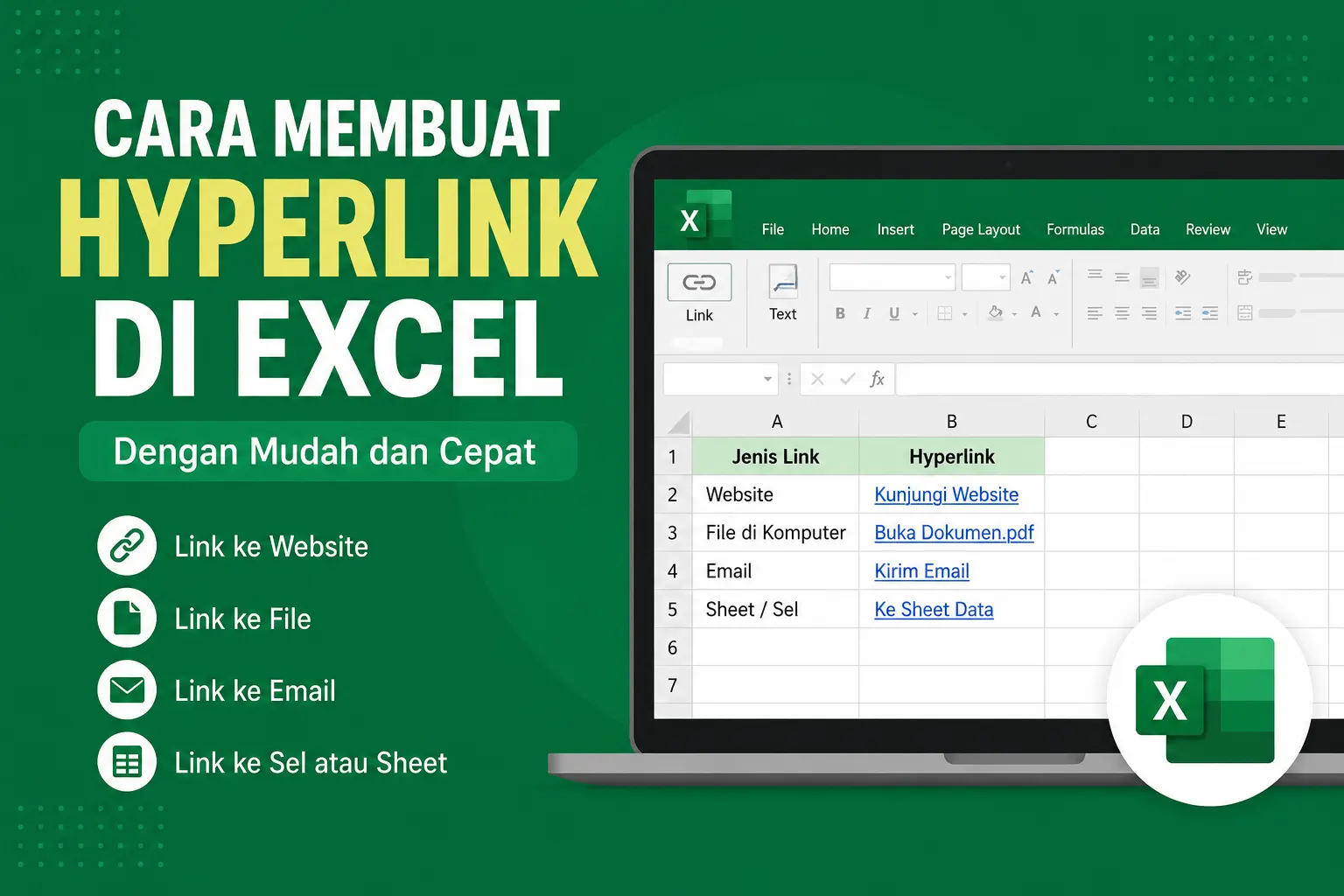Cara Membuat Hyperlink di Excel dengan Mudah dan Cepat