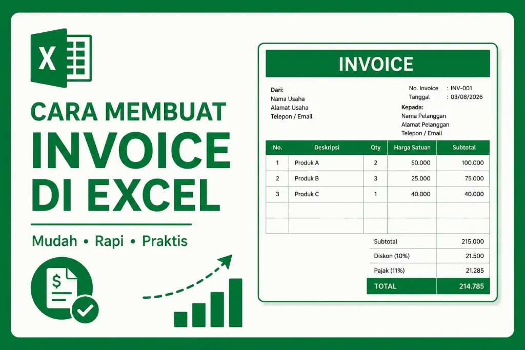 Cara Membuat Invoice di Excel