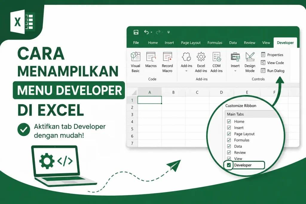Cara Menampilkan Menu Developer di Excel